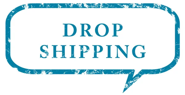 Drop Shipping web klistermärke Knapp — Stockfoto