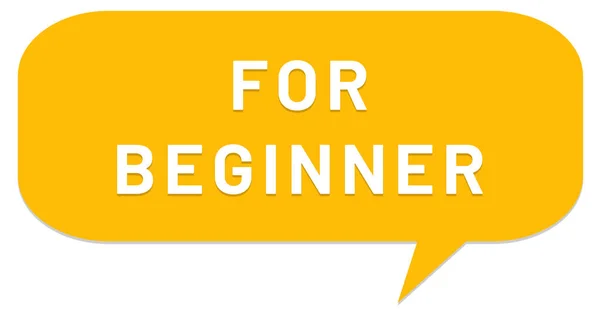 For beginner web Sticker Button — Stock Photo, Image