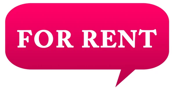 For rent web Sticker Button — Stock Photo, Image