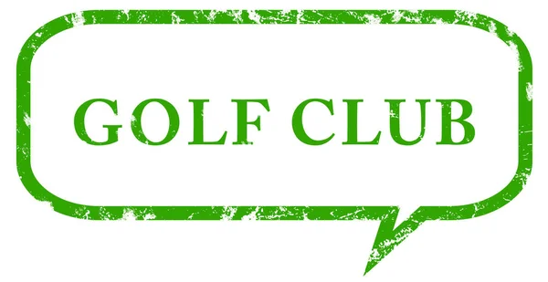 Golf Club Web Sticker Schaltfläche — Stockfoto