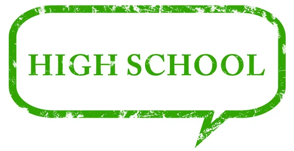 High School web Sticker-Taste — Stockfoto