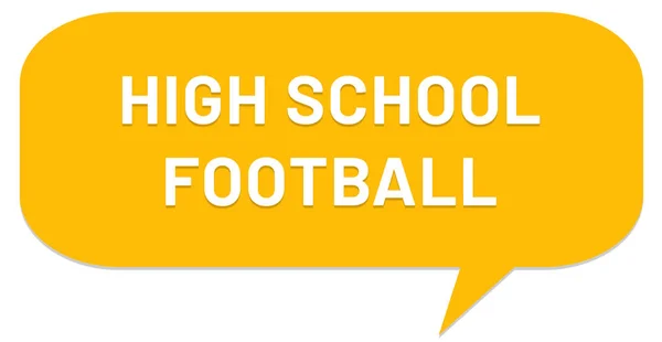 High School Football web Sticker-Taste — Stockfoto