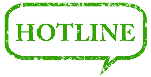 Hotline webb klistermärke Knapp — Stockfoto