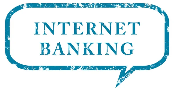 Internet Banking web Sticker Button — Stock Photo, Image