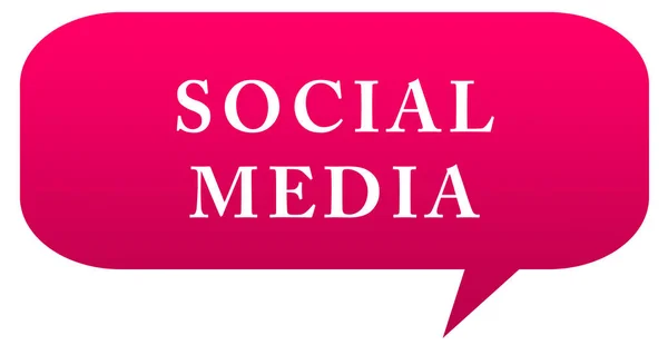 Social Media web Sticker Button — Stock Photo, Image