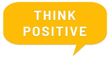 Olumlu Web Yapıştırıcı Düğmesi Düşün