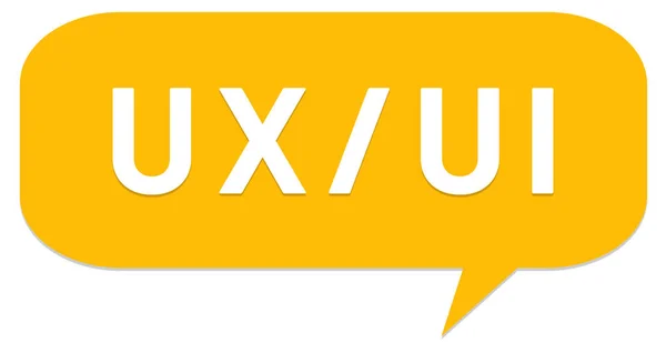 UX UI Ontwerp web Sticker Button — Stockfoto