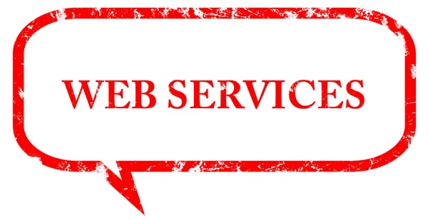 Web Services web Botón de etiqueta — Foto de Stock