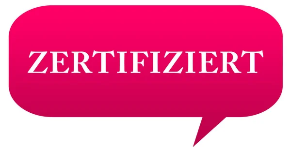 Zertifiziert web Sticker Düğmesi — Stok fotoğraf