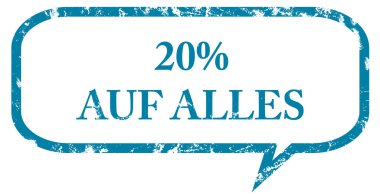 %20 auf Alles web Sticker Buton