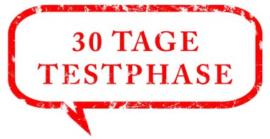 30 Tage Testphase web Sticker Button