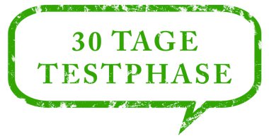 30 Tage Testphase web Sticker Button