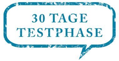 30 Tage Testphase web Sticker Button