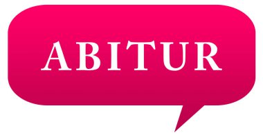 Abitur web Sticker Buton