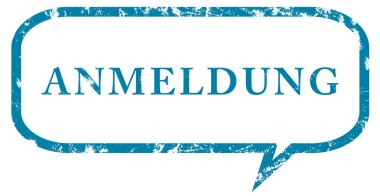 Anmeldung web Sticker Button