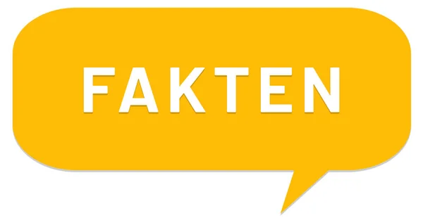 Fakten web adesivo botão — Fotografia de Stock