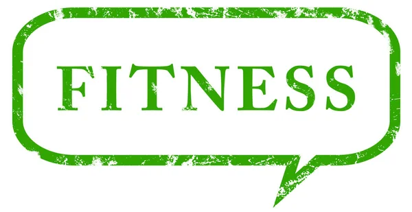 Pulsante adesivo web fitness — Foto Stock