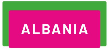 web Etiket Sticker Arnavutluk