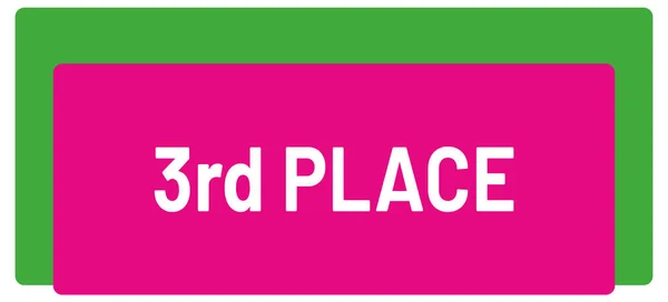 3Rd Place Web Sticker Button — Stock Photo, Image