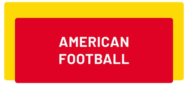 Web Sport Label Futebol Americano — Fotografia de Stock