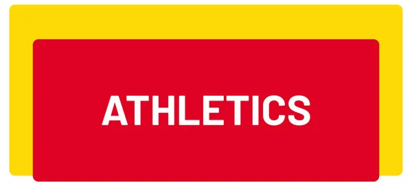 Web Sport Label Leichtathletik — Stockfoto