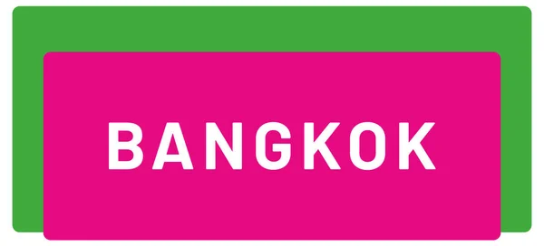 Bangkok Web Label Sticker — Stock fotografie