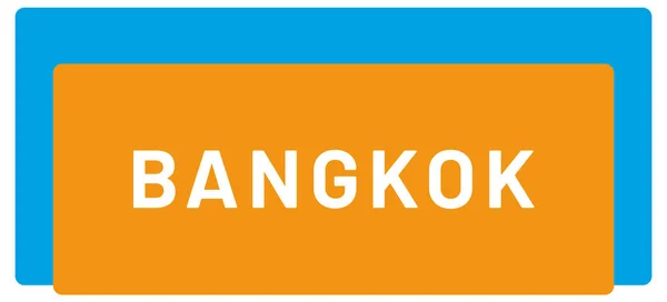 Bangkok Web Címke Matrica — Stock Fotó