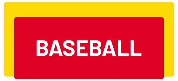 Web Sport Label Beisebol — Fotografia de Stock