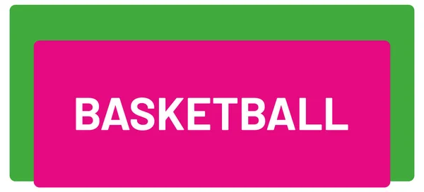 Web Sport Label Basketball — Stock Photo, Image