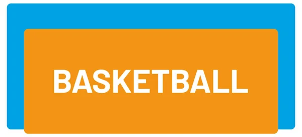 网上体育标签篮球 — 图库照片