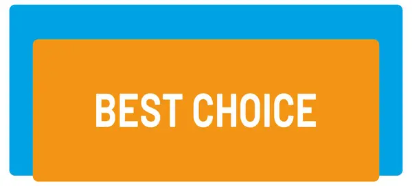 Best Choice Web Sticker Button — Stock Photo, Image