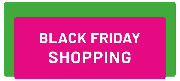 Black Friday Shopping Web Sticker Button — Stock Photo, Image