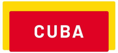 Web Etiketi Etiketi Küba
