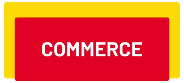 Commerce Web Sticker Button — Stock Photo, Image