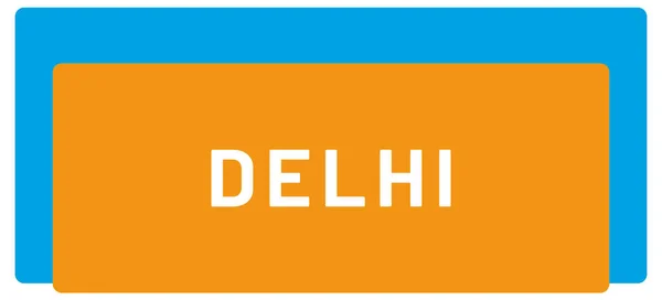 Web Label Sticker Delhi — стокове фото