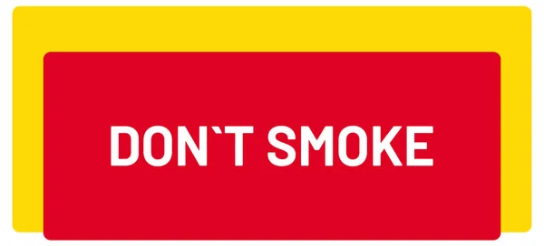 Dont Smoking Web Sticker Button — 스톡 사진