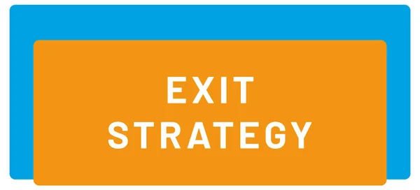 exit strategy web Sticker Button