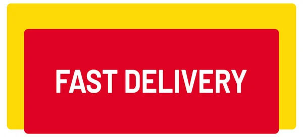 Fast Delivery Web Sticker Button — Stock Photo, Image