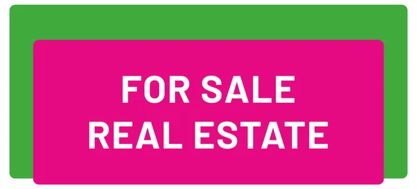 Prodej Real Estate Web Sticker Button — Stock fotografie