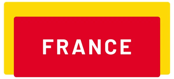 Web Label Sticker France — Stock Photo, Image