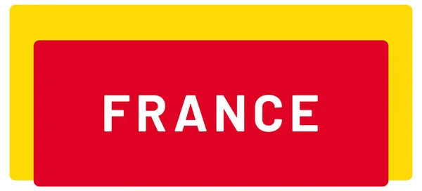 Web Label Sticker France — стокове фото