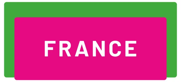 Web Label Sticker Frankrike — Stockfoto