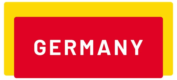 Web Label Sticker Germany — Stock Photo, Image