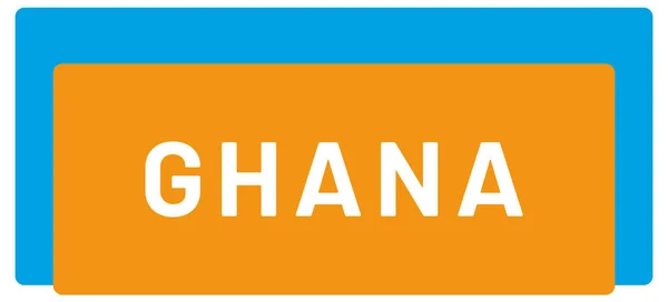 Web Label Sticker Ghana — Stockfoto