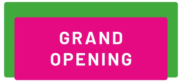 Grand Opening Web Sticker Knop — Stockfoto