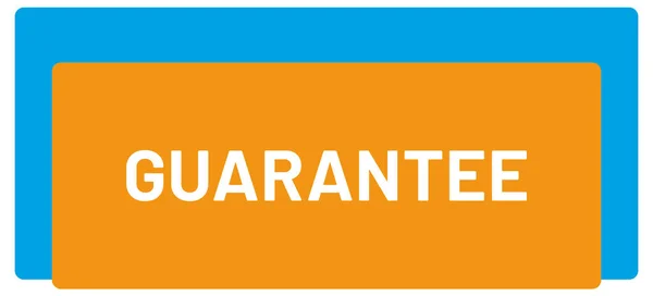 Guarantee Web Sticker Button — Stock Photo, Image