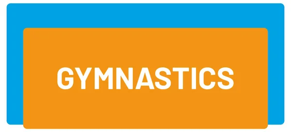 Web Sport Label Gymnastiek — Stockfoto