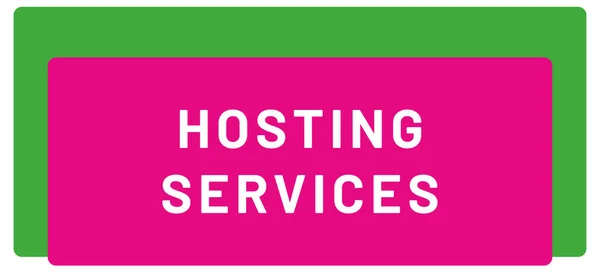 Hosting services web Sticker Button