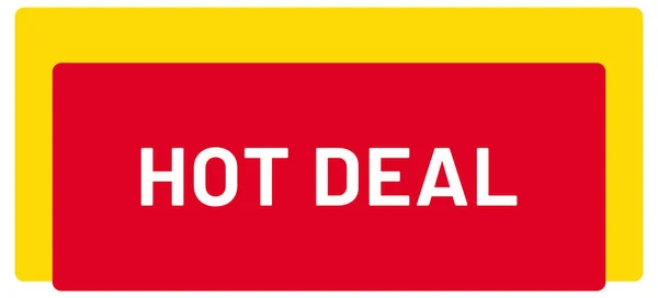 Hot Deal Web Sticker Knop — Stockfoto