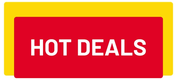 Hot Deals Web Sticker Button — Stockfoto